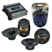 Compatible with Subaru SVX 1992-1997 Factory Speaker Replacement Harmony R65 R69 & Harmony HA-A400.4 Amp