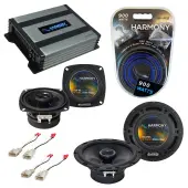 Compatible with Toyota 4 Runner 1996-2000 OEM Speaker Replacement Harmony R65 R4 & Harmony HA-A400.4 Amp