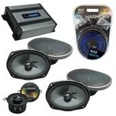 Compatible with Toyota Camry 2007-2011 OEM Speakers Replacement Harmony (2) C69 C35 & Harmony HA-A400.4