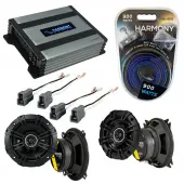 Compatible with Toyota Celica 1982-1985 Factory Speaker Replacement Kicker DSC4 DSC5 & Harmony HA-A400.4