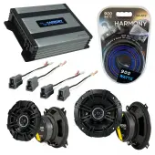 Compatible with Toyota Corolla 1984-1987 Factory Speaker Replacement Kicker DSC4 DSC5 & Harmony HA-A400.4