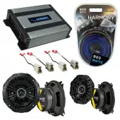Compatible with Subaru GL/DL 1981-1984 Factory Speaker Replacement Kicker DSC4 DSC5 & Harmony HA-A400.4