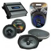 Compatible with Toyota Corolla 2009-2013 OEM Speakers Replacement Harmony C65 C69 & Harmony HA-A400.4 Amp