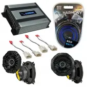 Compatible with Toyota Corolla 4 dr/Wagon 1993 Factory Speaker Replacement DSC4 DSC5 & Harmony HA-A400.4