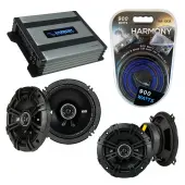 Compatible with Toyota Matrix 2009-2013 Factory Speaker Replacement Kicker DSC65 DSC5 & Harmony HA-A400.4