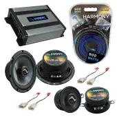 Compatible with Toyota MR2 1991-1995 Factory Speakers Replacement Harmony C65 C35 & Harmony HA-A400.4 Amp