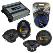 Compatible with Toyota Previa Van 1991-1997 OEM Speaker Replacement Harmony R5 R65 & Harmony HA-A400.4 Amp