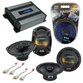 Compatible with Toyota Sequoia 2008-2016 OEM Speaker Replacement Harmony R69 R65 & Harmony HA-A400.4 Amp