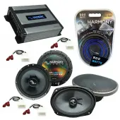 Compatible with Toyota Sequoia 2008-2016 OEM Speakers Replacement Harmony C69 C65 & Harmony HA-A400.4 Amp