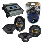 Compatible with Toyota Sienna 2004-2010 Factory Speaker Replacement Harmony R68 R65 & Harmony HA-A400.4 Amp