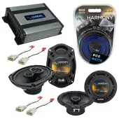 Compatible with Toyota Solara 1999-2003 OEM Speaker Replacement Harmony R65 R69 & Harmony HA-A400.4 Amp