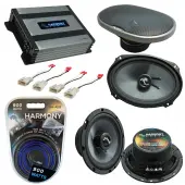 Compatible with Toyota Solara 1999-2003 OEM Speakers Replacement Harmony C65 C69 & Harmony HA-A400.4 Amp