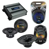 Compatible with Toyota Solara 2004-2008 Factory Speaker Replacement Harmony R65 R69 & Harmony HA-A400.4 Amp