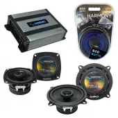 Compatible with Toyota Supra 1983-1985 Factory Speaker Replacement Harmony R4 R5 & Harmony HA-A400.4 Amp