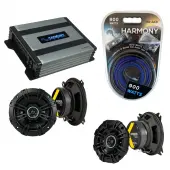 Compatible with Toyota Supra 1983-1985 Factory Speaker Replacement Kicker DSC4 DSC5 & Harmony HA-A400.4