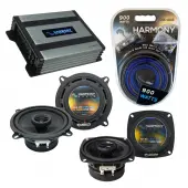 Compatible with Toyota Supra 1994-1998 Factory Speaker Replacement Harmony R4 R65 & Harmony HA-A400.4 Amp