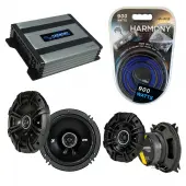 Compatible with Toyota Supra 1994-1998 Factory Speaker Replacement Kicker DSC4 DSC65 & Harmony HA-A400.4