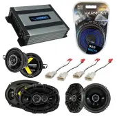 Compatible with Toyota Tacoma 2005-2014 Factory Speaker Replacement Kicker DS & Harmony HA-A400.4 Amp