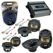 Compatible with Toyota Tacoma 2005-2015 Factory Speaker Replacement Harmony Speakers & Harmony HA-A400.4 Amp