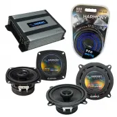 Compatible with Toyota Tercel 1995-1998 Factory Speaker Replacement Harmony R4 R65 & Harmony HA-A400.4 Amp