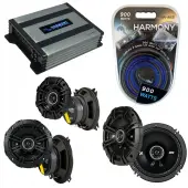 Compatible with Toyota Tercel 87-90 Factory Speaker Replacement Kicker DSC65 DSC4 DSC5 & Harmony HA-A400.4
