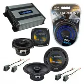 Compatible with Toyota Van 1984-1990 Factory Speaker Replacement Harmony R4 R65 & Harmony HA-A400.4 Amp
