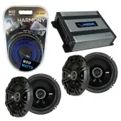Compatible with Volkswagen CC 2009-2014 Factory Speaker Replacement Kicker (2) DSC65 & Harmony HA-A400.4