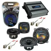 Compatible with Volkswagen Vanagon 80-85 OEM Speaker Replacement Harmony R4 R5 & Harmony HA-A400.4 Amp
