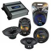 Compatible with Volvo 940 1991-1995 OEM Speaker Replacement Harmony R65 R69 & Harmony HA-A400.4 Amp