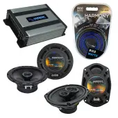 Compatible with Volvo 960 1992-1997 OEM Speaker Replacement Harmony R65 R69 & Harmony HA-A400.4 Amp