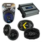 Compatible with Volvo 960 1992-1997 Speaker Replacement Kicker DSC65 DSC693 & Harmony HA-A400.4 Amp