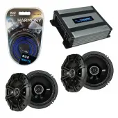 Compatible with Volvo C70 2006-2008 Factory Speaker Replacement Kicker (2) DSC65 & Harmony HA-A400.4