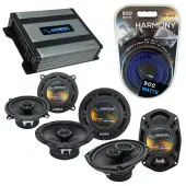 Compatible with Volvo C70 98-02 OEM Speaker Replacement Harmony R65 R5 R69 & Harmony HA-A400.4 Amp