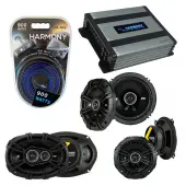 Compatible with Volvo C70 98-02 Speaker Replacement Kicker DSC65 DSC5 DSC693 & Harmony HA-A400.4 Amp