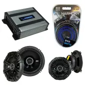 Compatible with Volvo S60 2001-2004 Factory Speaker Replacement Kicker DSC5 DSC65 & Harmony HA-A400.4