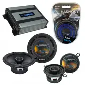 Compatible with Volvo S60 2005-2009 Factory Speaker Replacement Harmony R65 R35 & Harmony HA-A400.4 Amp