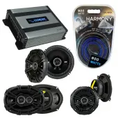 Compatible with Volvo S90/V90 97-99 Speaker Replacement Kicker DSC65 DSC5 DSC693 & Harmony HA-A400.4 Amp