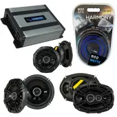 Compatible with Volvo V70 98-00 Factory Replacement Kicker DSC65 DSC5 DSC69 & Harmony HA-A400.4 Amp