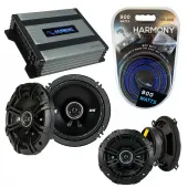 Compatible with Volvo V70/Cross Country/XC70 01-04 Speaker Replacement Kicker DS Coax & Harmony HA-A400.4
