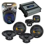 Compatible with Volvo XC 90 02-11 OEM Speaker Replacement Harmony (2) R65 R4 & Harmony HA-A400.4 Amp