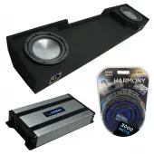 Compatible with 1988-1998 Chevy CK Silverado Extended Truck Harmony A122 Dual 12" Sub Box & Harmony HA-A800.1