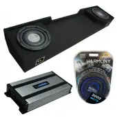 Compatible with 1988-1998 Chevy CK Silverado Extended Truck Harmony F124 Dual 12" Sub Box & Harmony HA-A800.1