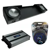 Compatible with 1988-1998 Chevy Silverado Extended Truck Harmony A122 Dual 12" Rhino Sub Box & Harmony HA-A800.1