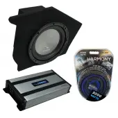 Compatible with 1993-2002 Chevy Camaro Coupe Driver Side 10" Harmony A102 Sub Box & Harm...