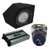 Compatible with 1993-2002 Pontiac Firebird Coupe Passenger Side 10" Harmony A102 Sub Box & Harmony HA-A800.1