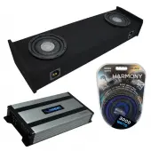 Compatible with 1997-1999 Ford F-150 Super Ext Cab Truck Harmony F124 Dual 12" Sub Box & Harmony HA-A800.1