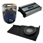 Compatible with 2007-2013 Chevy Silverado Extended Cab Truck Alpine Type R R-W10D4 Single 10 Sub ...