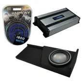 Compatible with 2007-2013 Chevy Silverado Extended Cab Truck Alpine Type S S-W10D4 Single 10 Sub ...