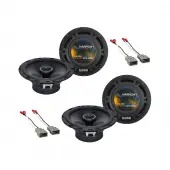 Harmony Audio R65 Factory Speaker Replacement Upgrade Package Compatible with Honda Odyssey 1995-2014