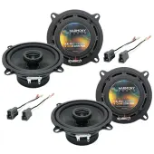 Mazda RX7 1990-1991 Factory Speaker Replacement Harmony (2) R5 w/ Metra Harness